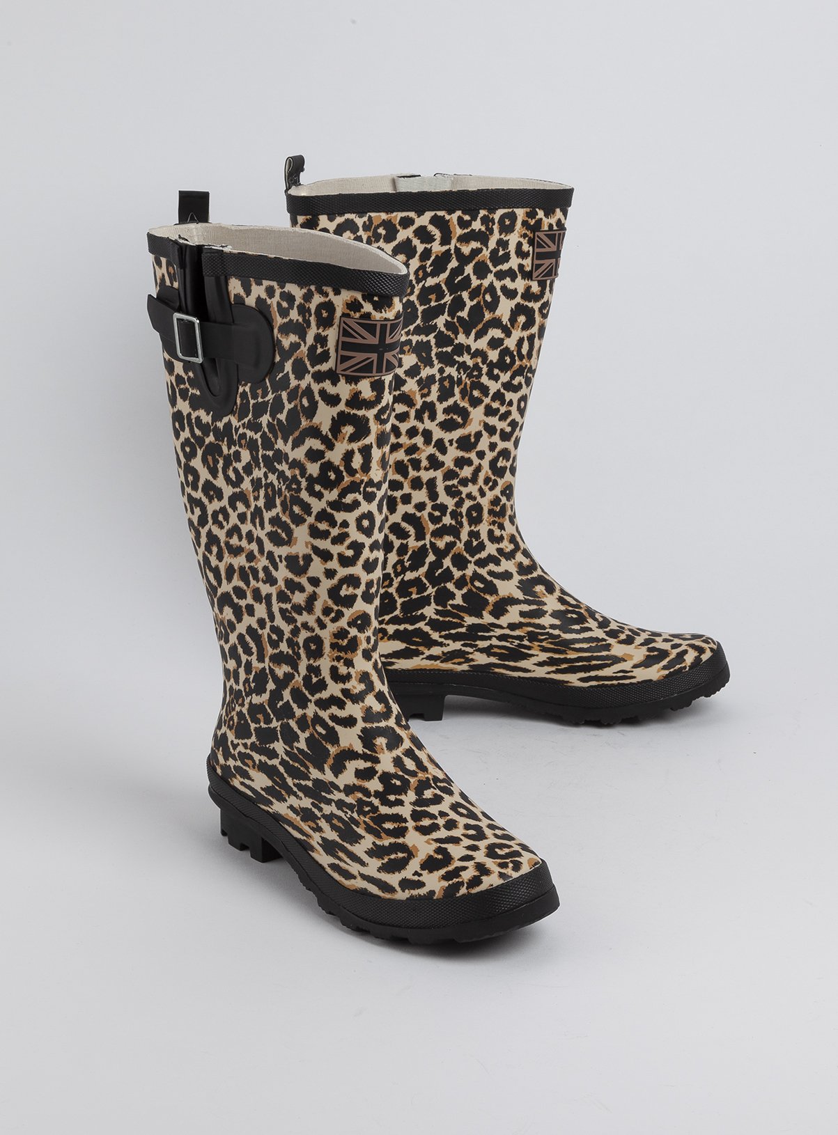 leopard skin boots uk