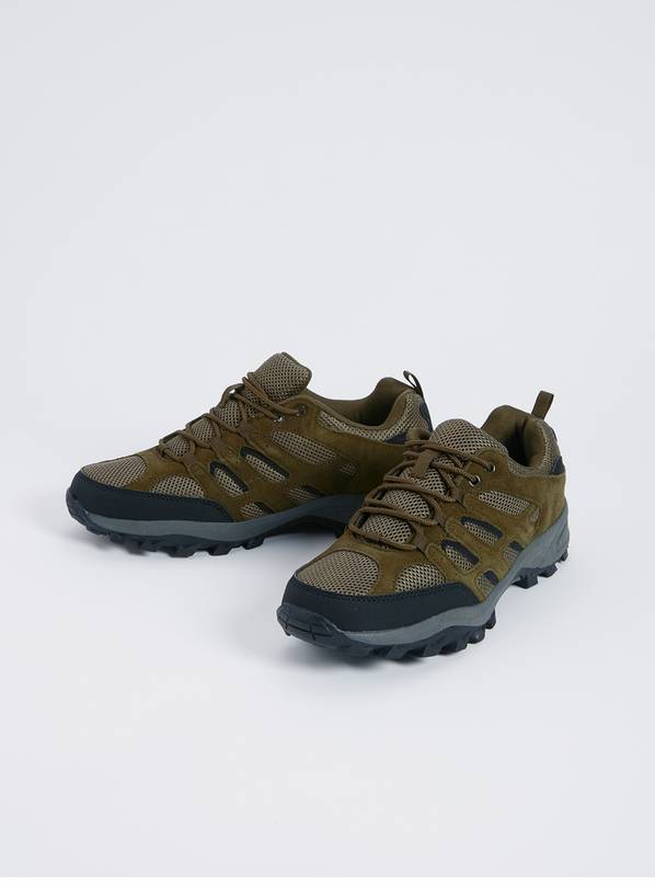 Sole Comfort Khaki Hiker Shoes - 8