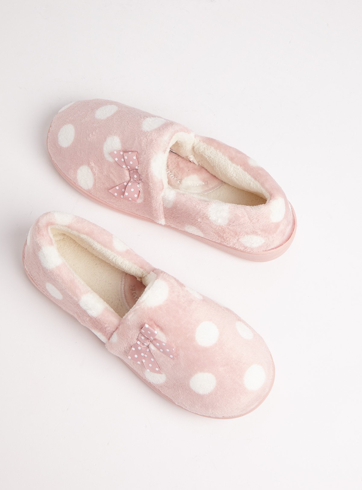 Pink Fur Spot Full Slippers With Arch Support Review