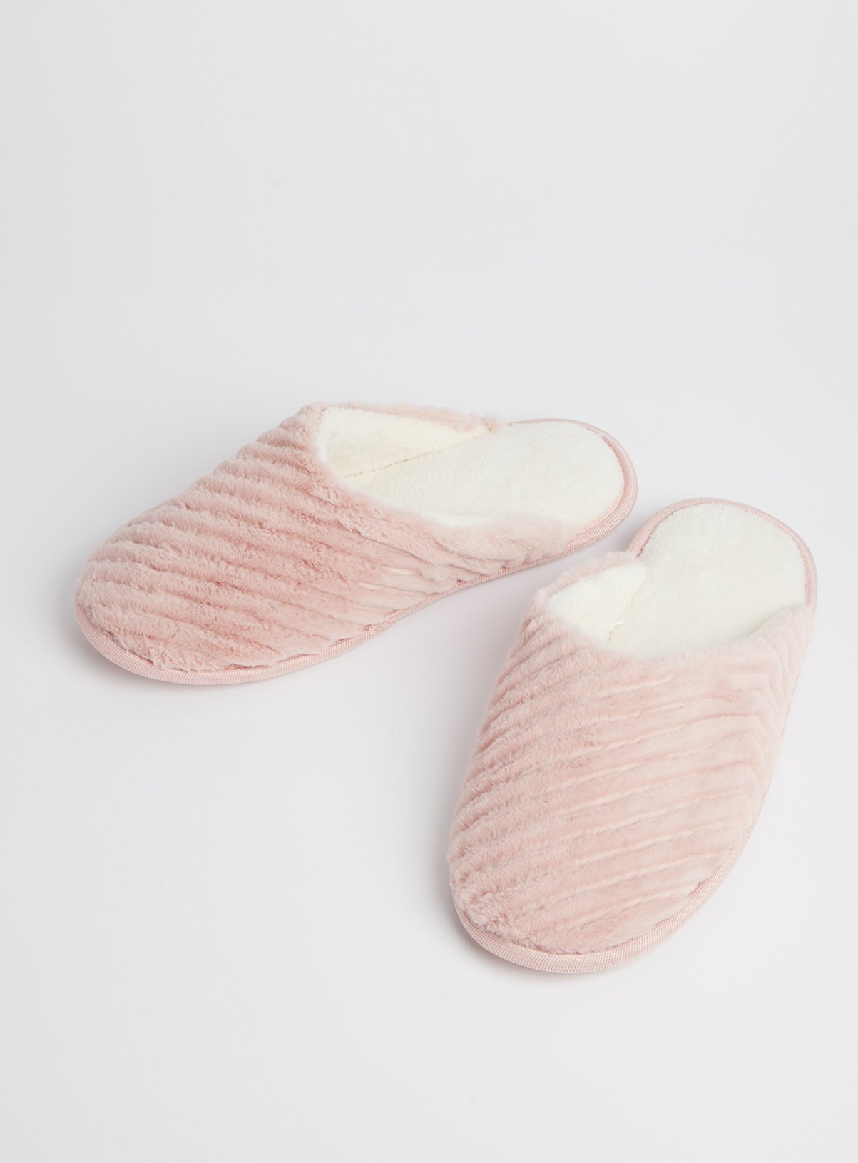 Pink Faux Fur Mule Slippers Review