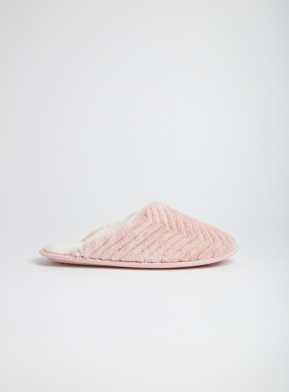 Pink Faux Fur Mule Slippers Review