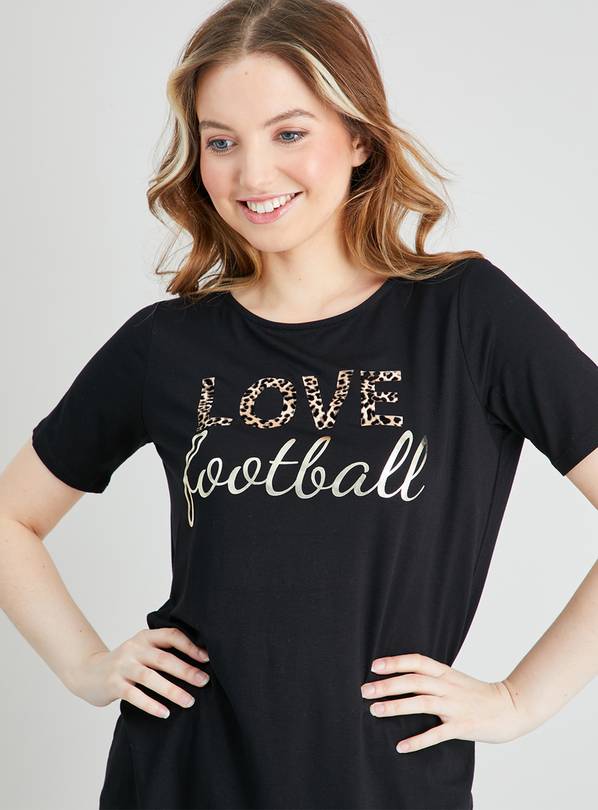 Black 'Love Football' T-Shirt - 12