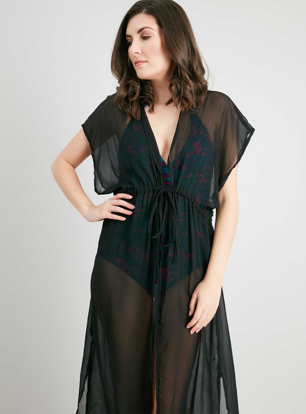 Black Plain Maxi Kaftan Review