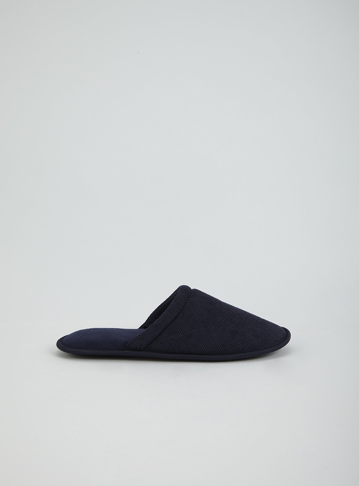 Navy Textured Mule Slipper Review