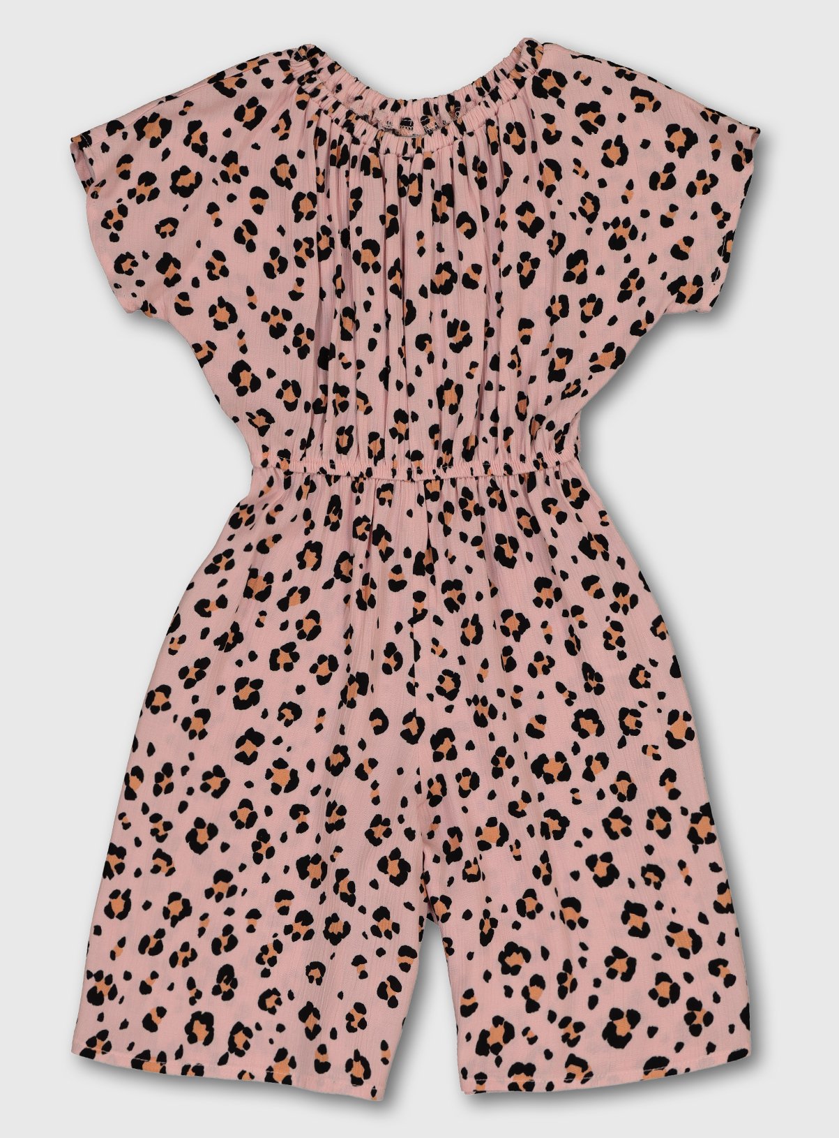 pink leopard print jumpsuit