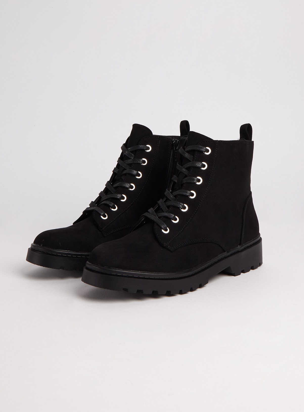 chunky sole lace up shoes