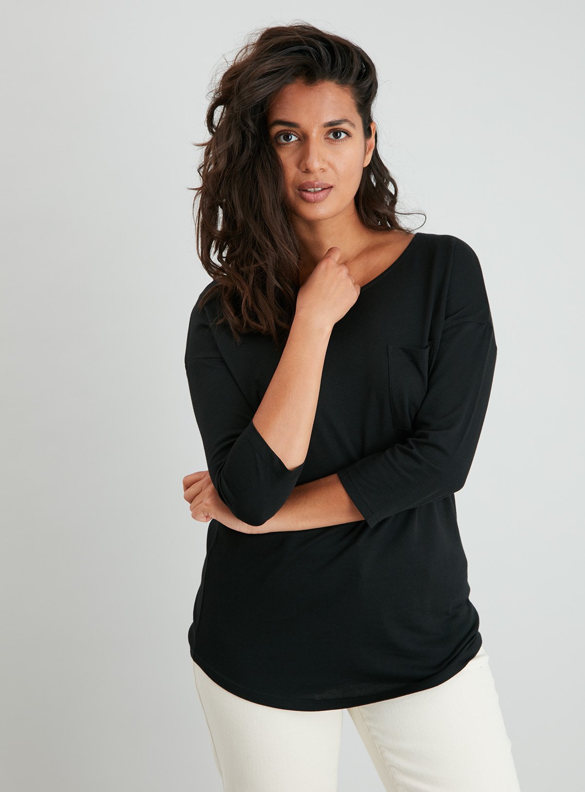 Black Patch Pocket Top Review