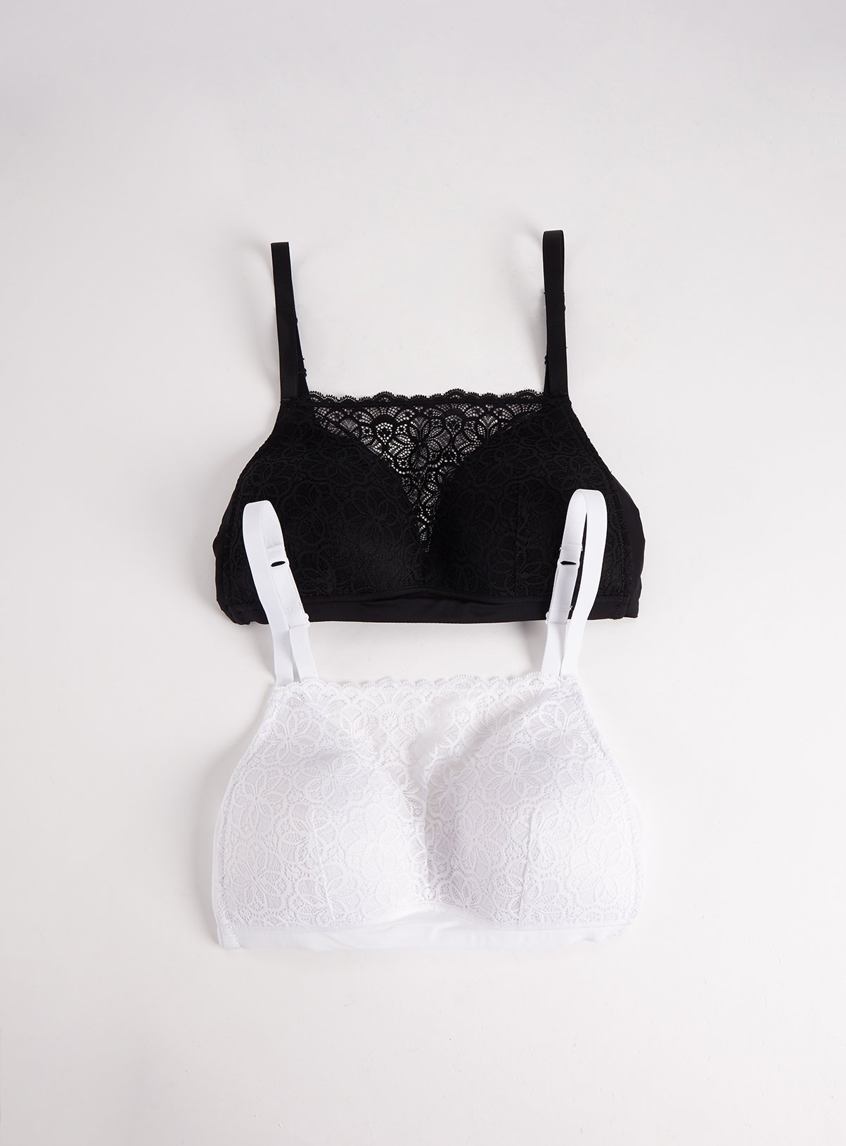 Black & White Non-Wired Bralette 2 Pack Review