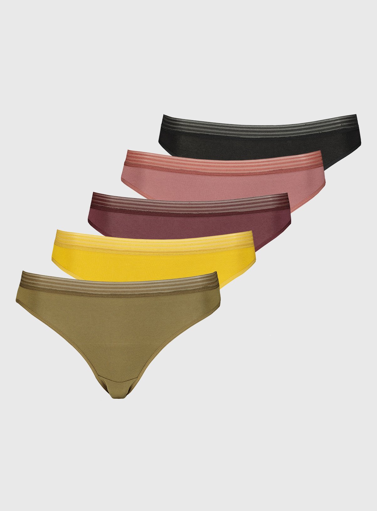 Green Comfort Waistband High Leg Knickers 5 Pack Review