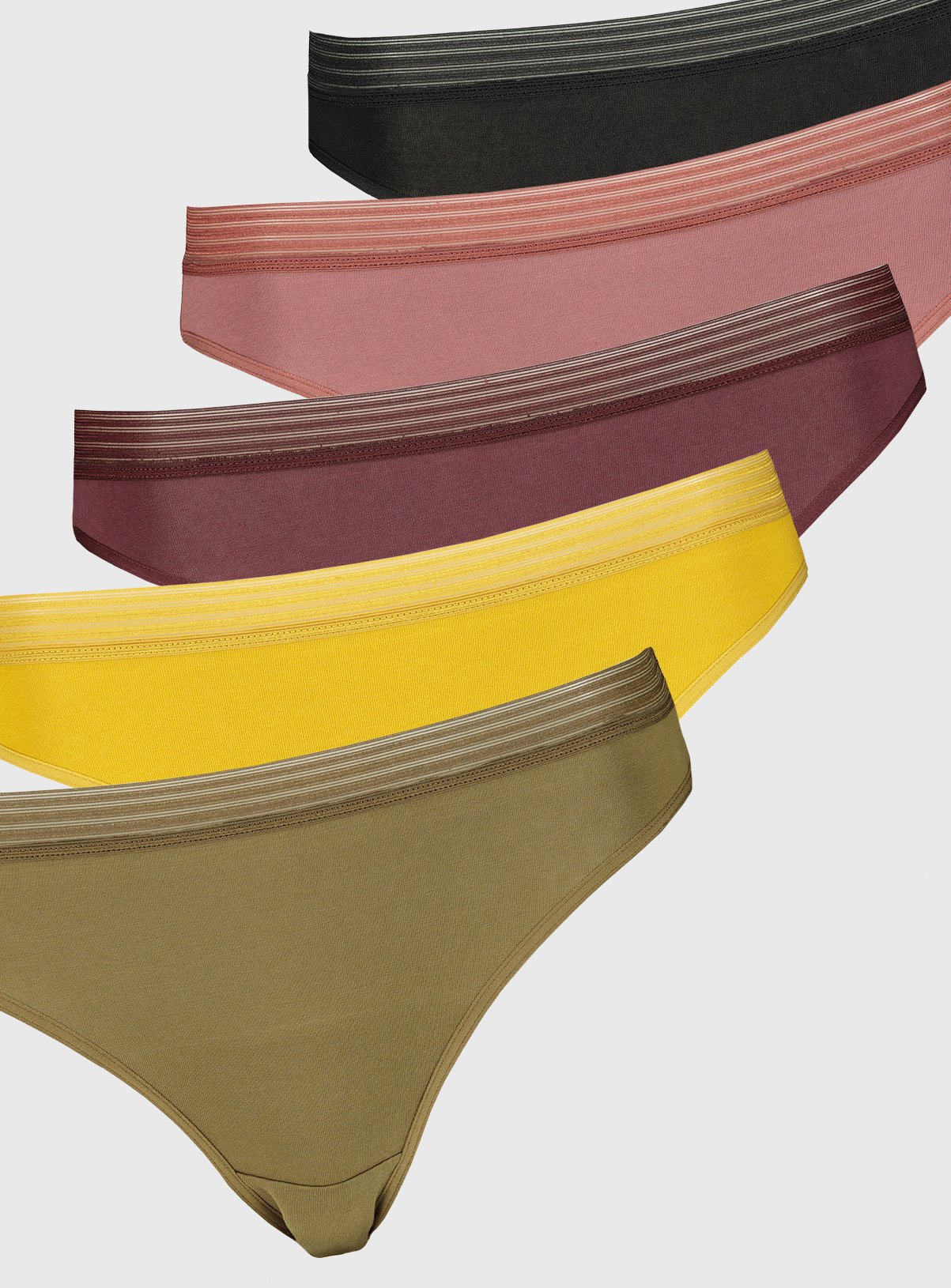 Green Comfort Waistband High Leg Knickers 5 Pack Review