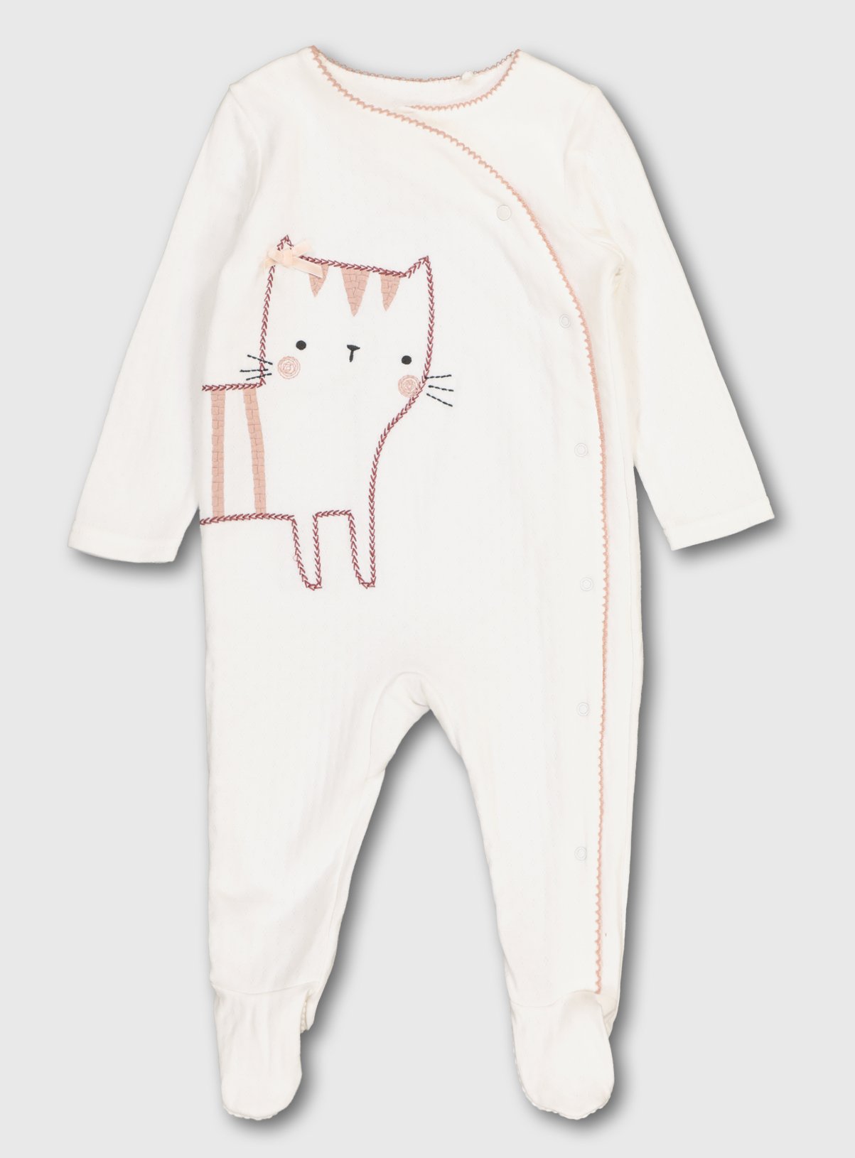 Cat Emblem Pointelle Sleepsuit Review