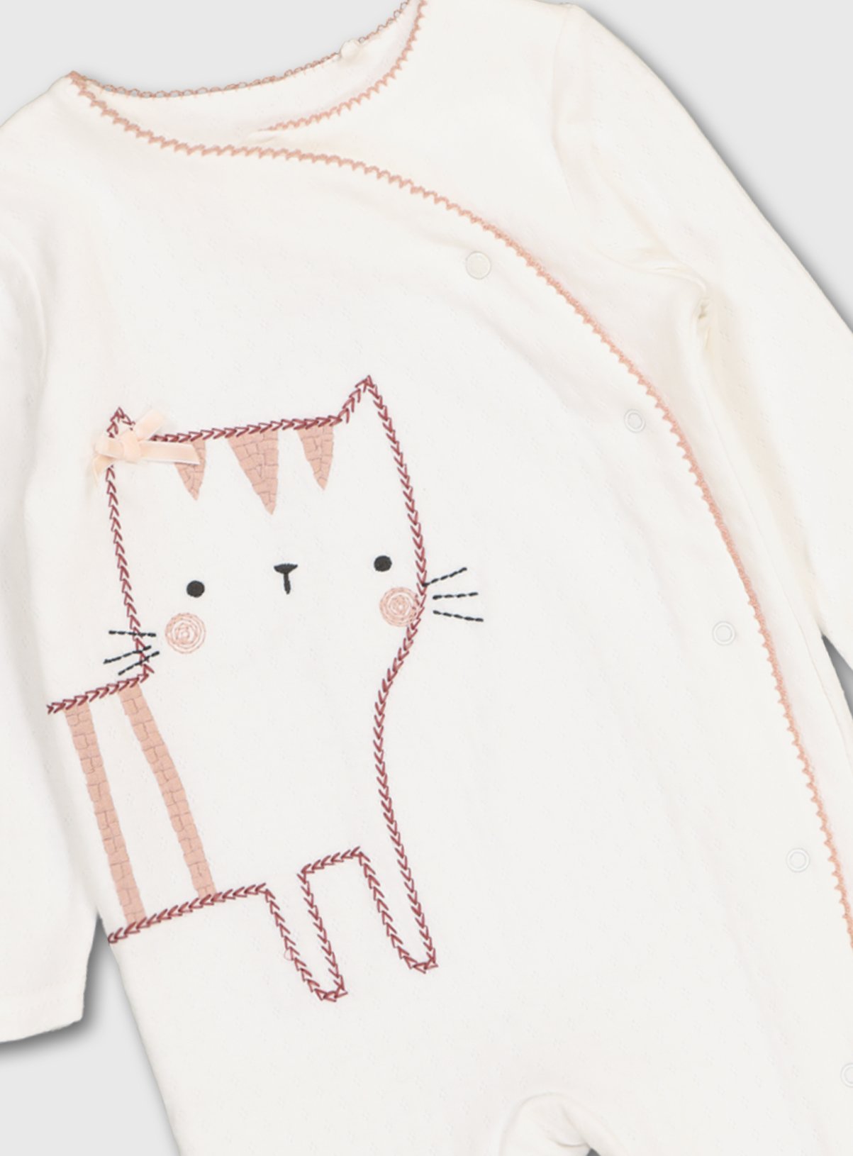 Cat Emblem Pointelle Sleepsuit Review