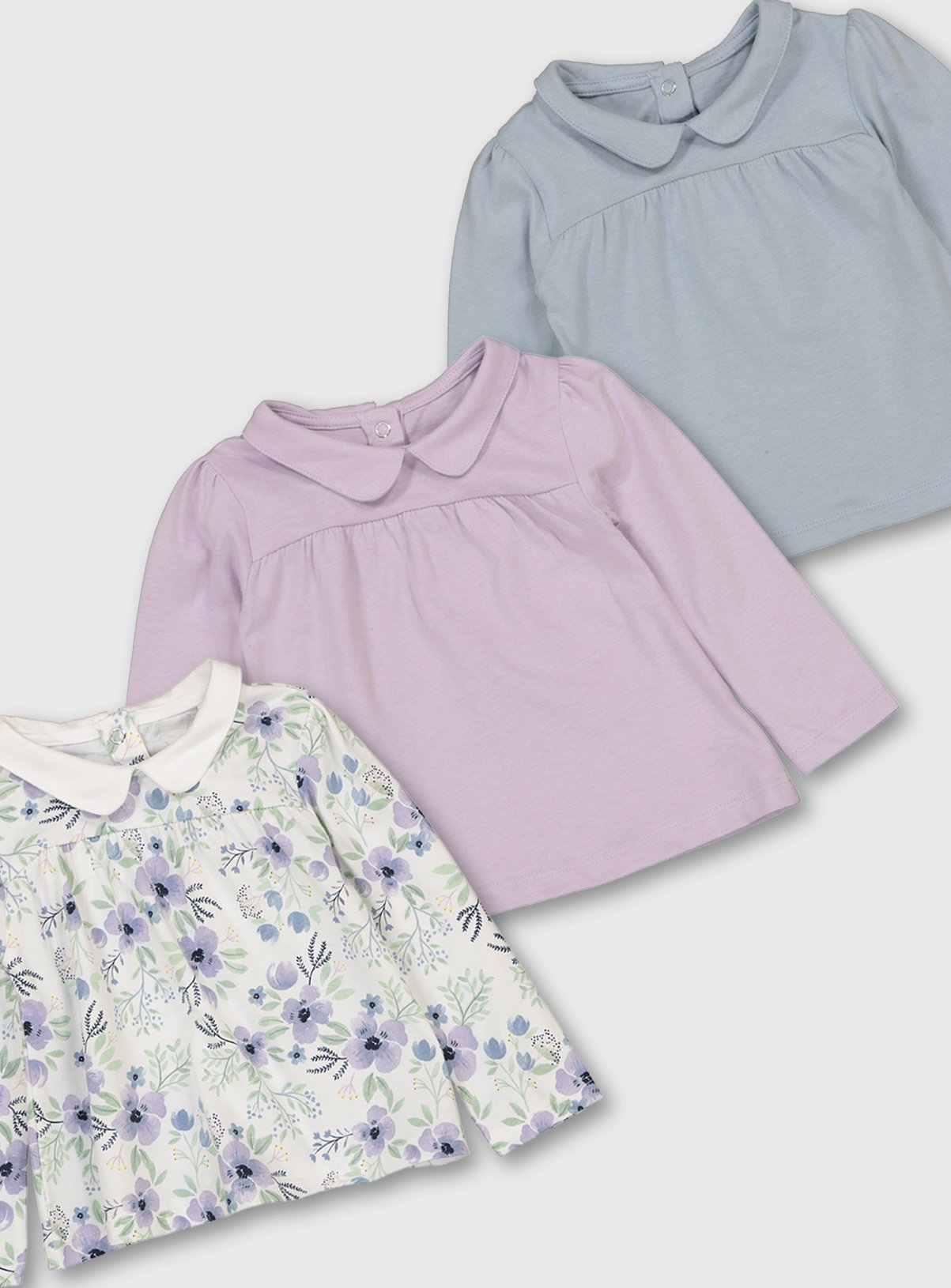 Lilac Peter Pan Collar Tops 3 Pack Review