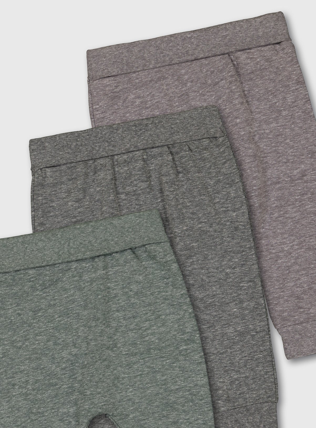 Green & Grey Marl Joggers 3 Pack Review