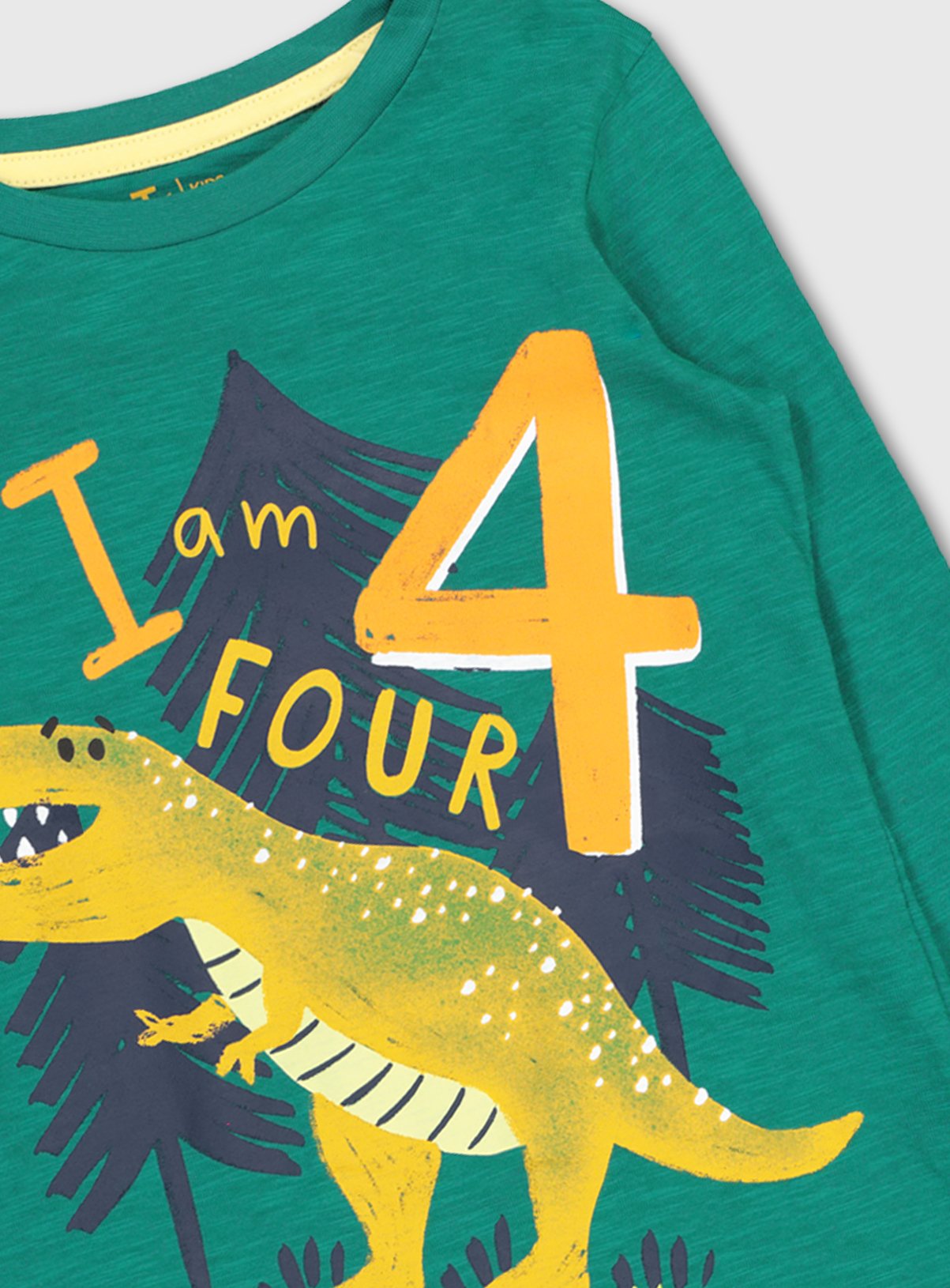 Green Dinosaur 'I Am 4' T-Shirt Review