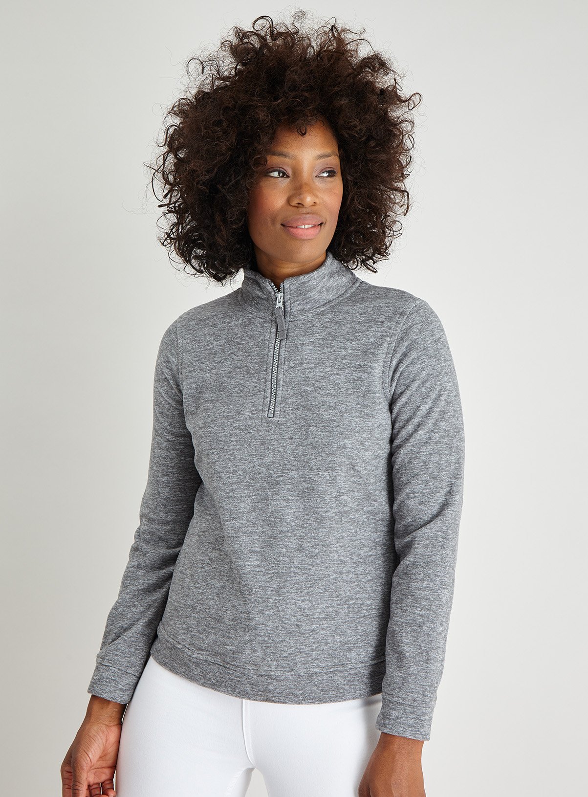 Grey Marl Half-Zip Fleece Review