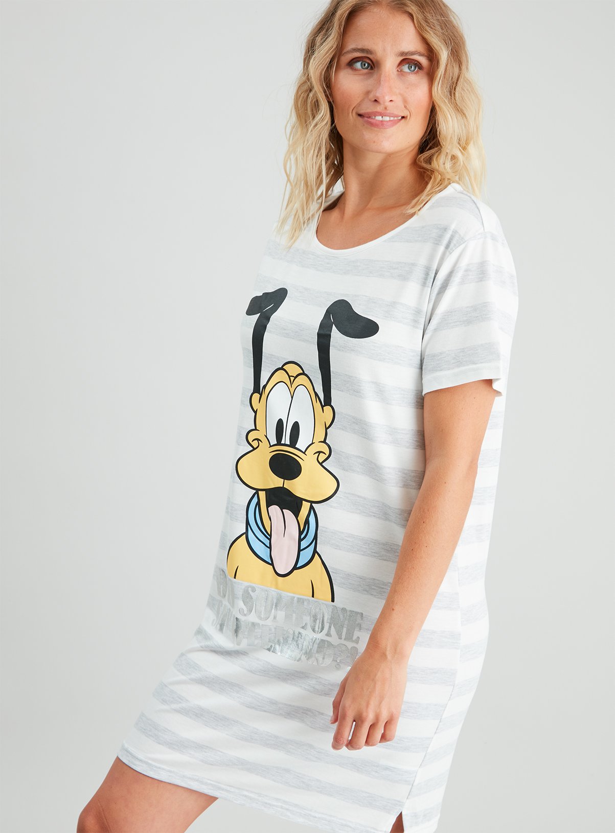 Disney Pluto Grey Stripe Nightdress Review