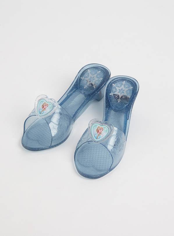 8 New Frozen 2 Blue Purple Glitter Jelly Sandal Toddler Girls Size 6 