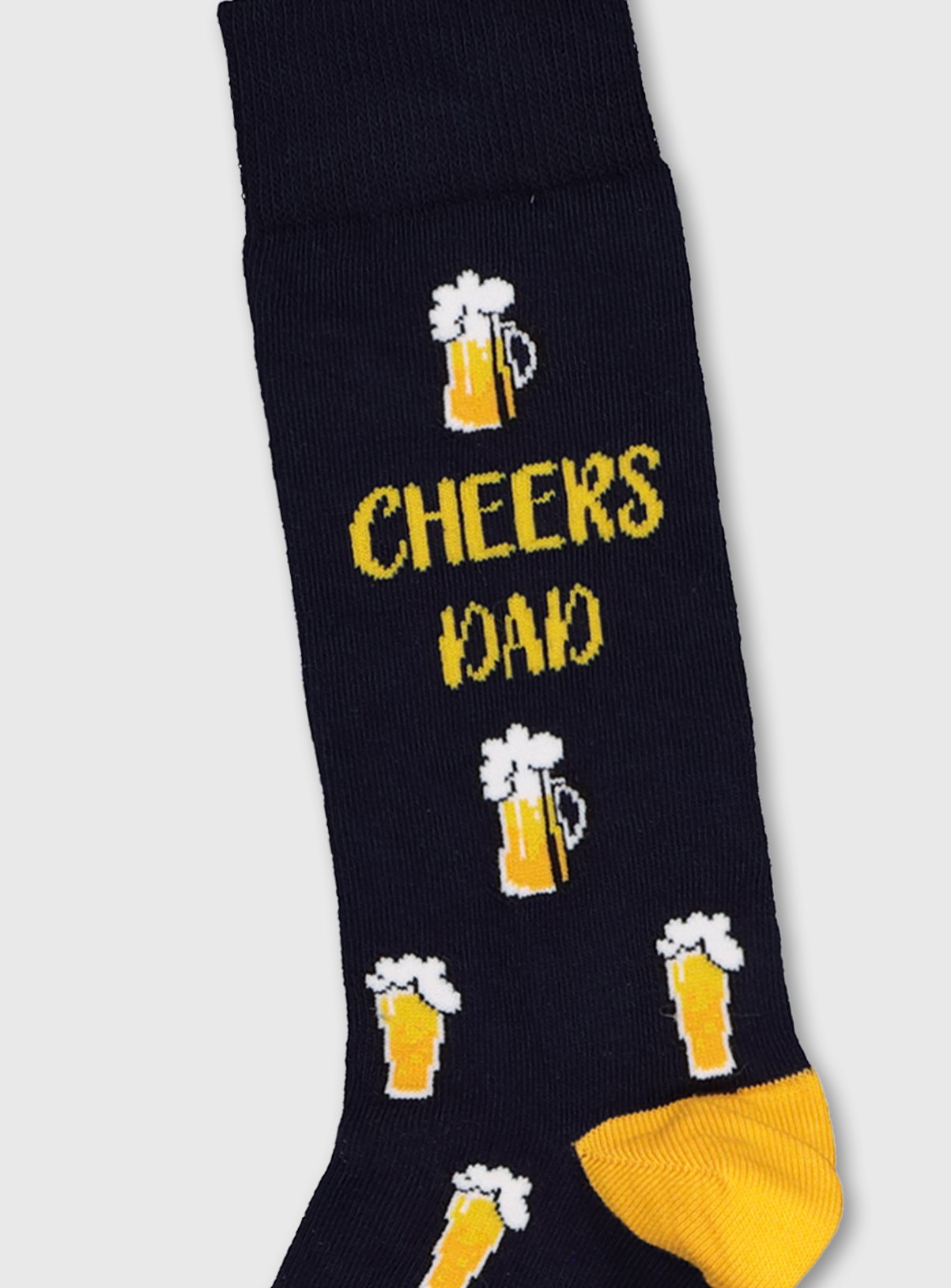 Navy 'Cheers Dad' Beer Socks Review