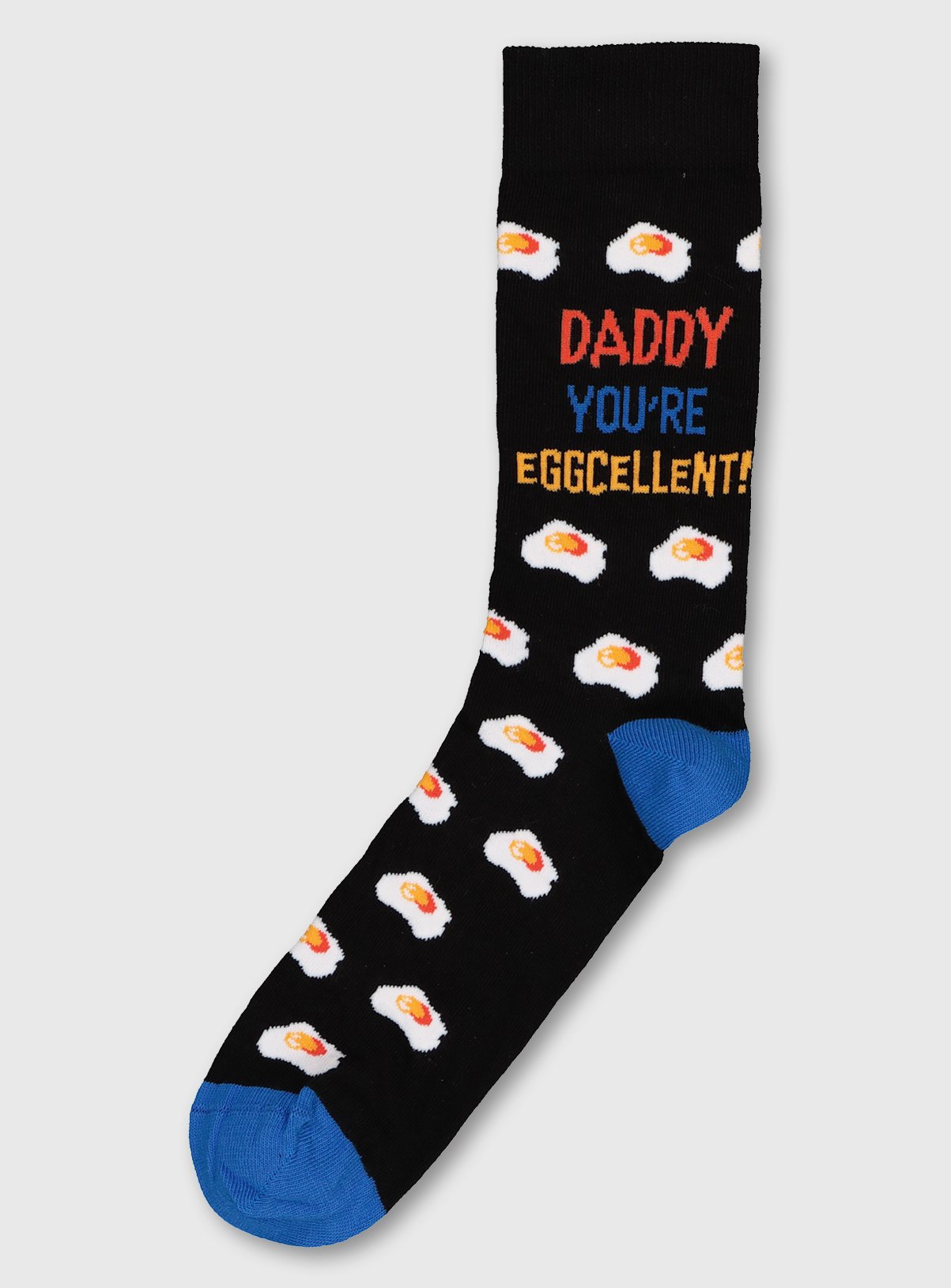 Daddy You're Eggcellent' Black Socks Review