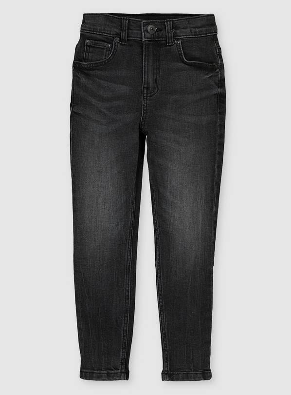 Black Washed Skinny Fit Jeans - 9 years