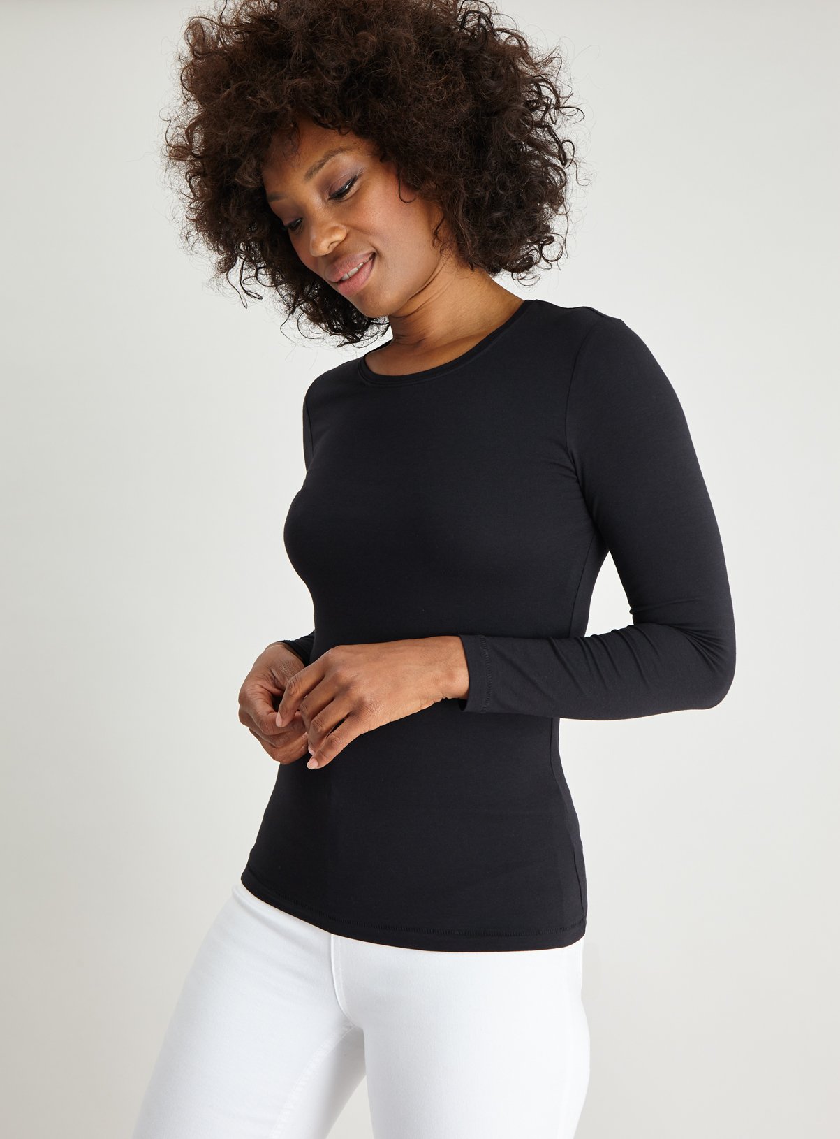 Black Luxe Long Sleeve Top Review