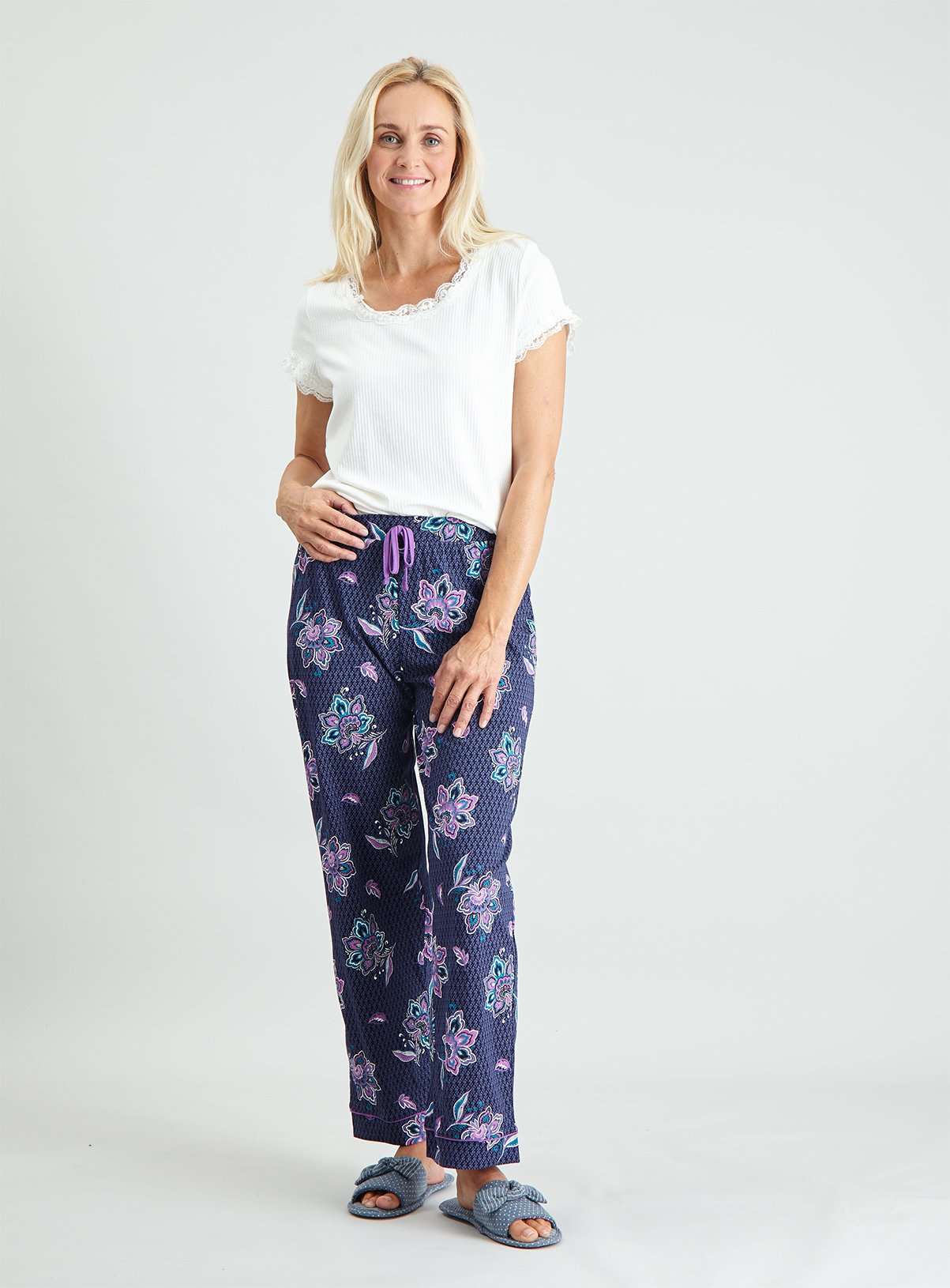 Paisley Print Wide Leg Pyjama Bottoms Review