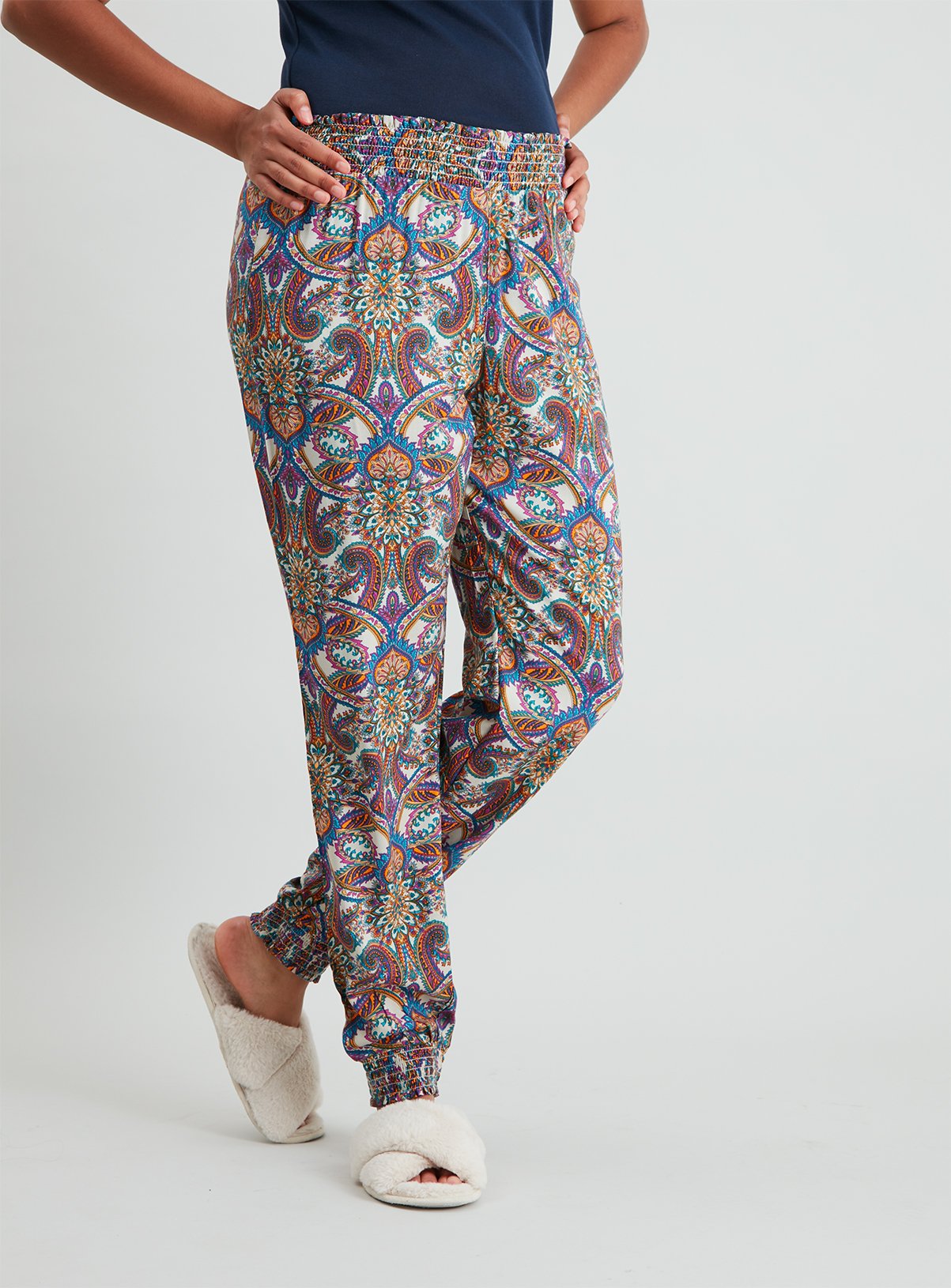 Paisley Print Cuff Ankle Pyjama Bottoms Review