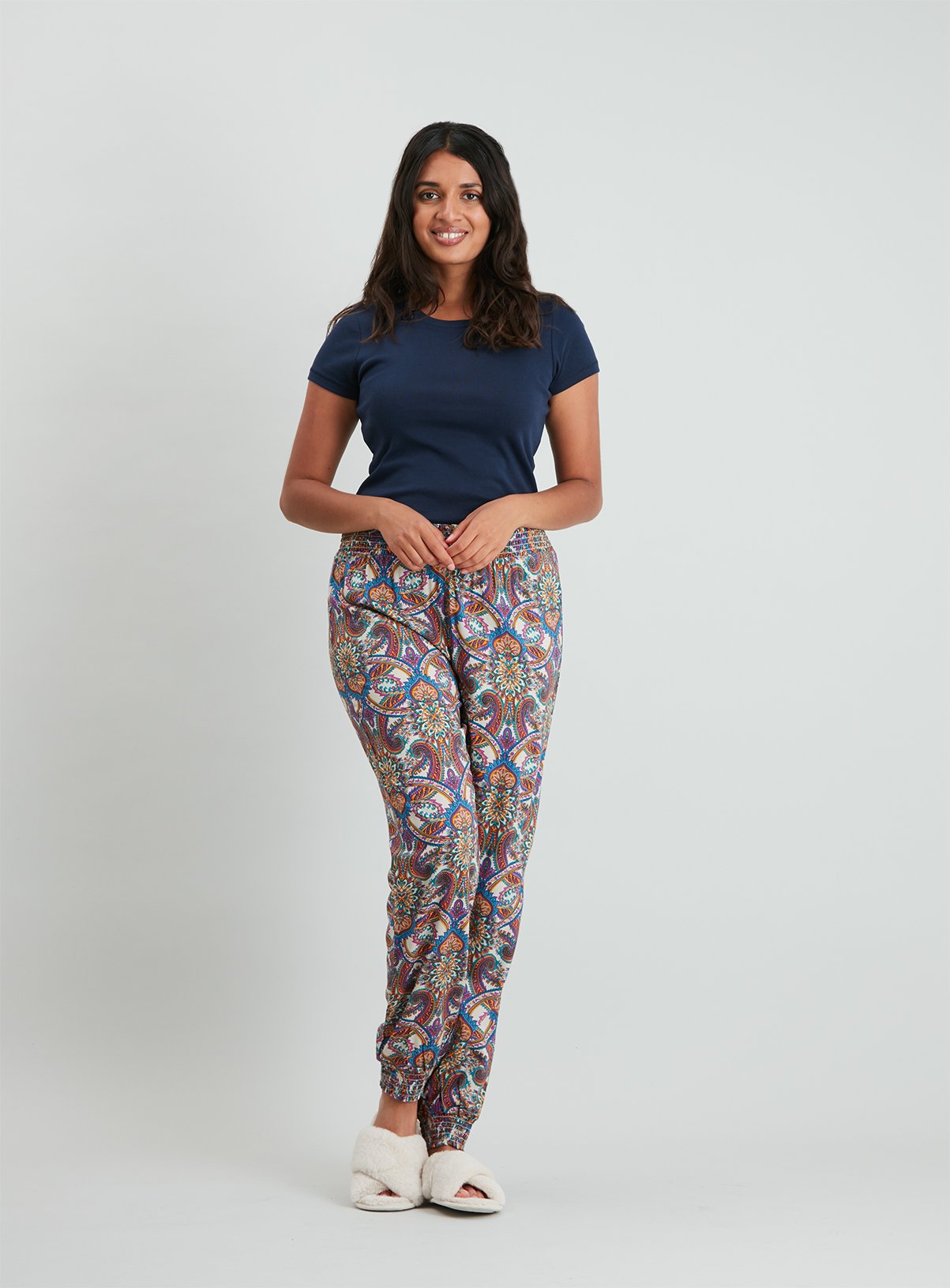 Paisley Print Cuff Ankle Pyjama Bottoms Review