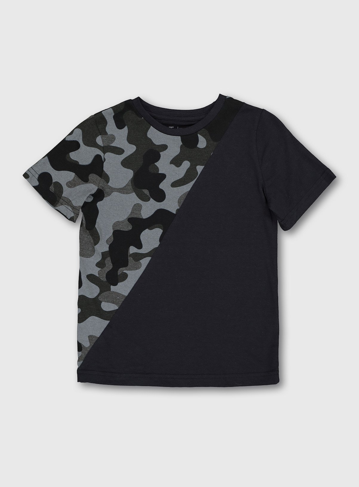 Camouflage Spliced T-Shirt Review