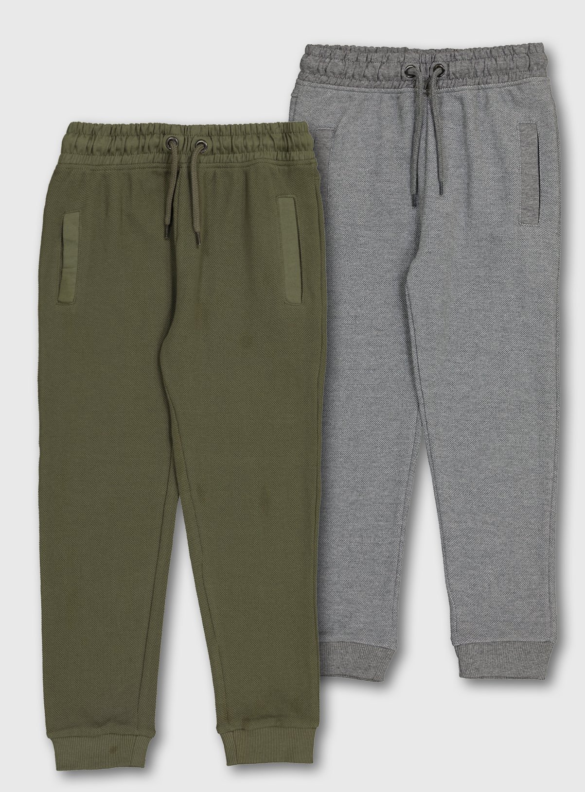 grey khaki joggers