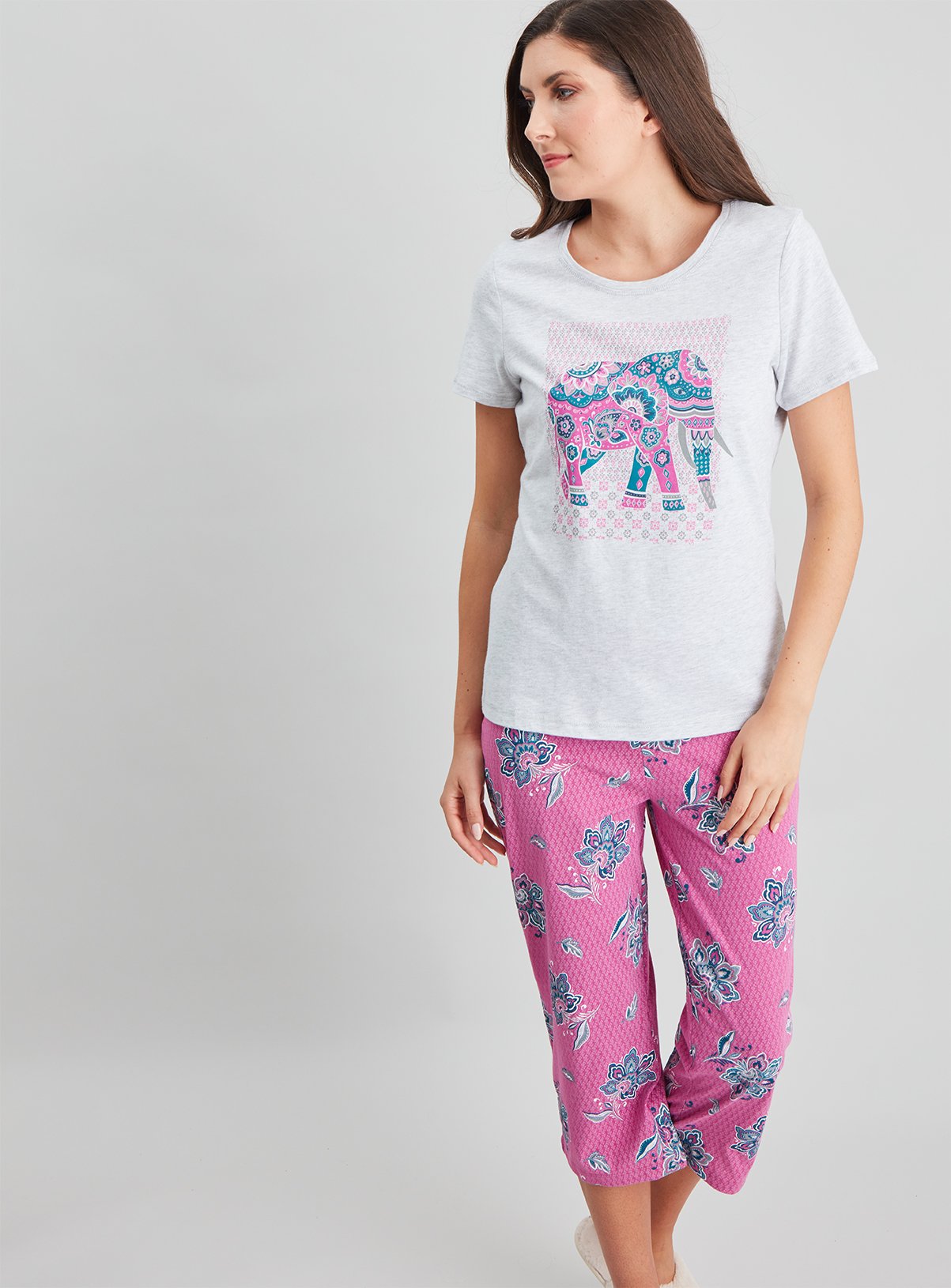 Elephant Print Cropped Pyjamas Review