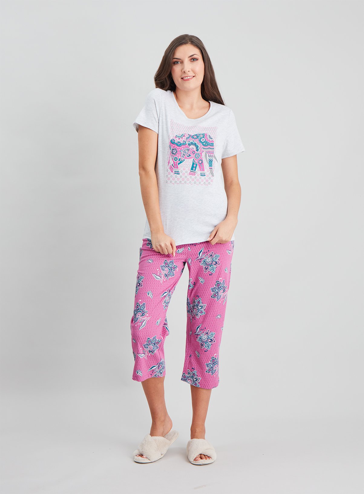 Elephant Print Cropped Pyjamas Review