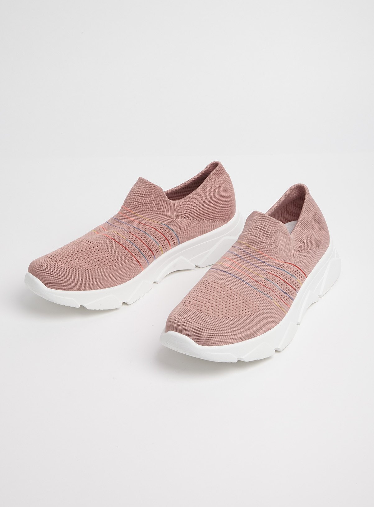 Pink Knitted Slip On Trainers Review