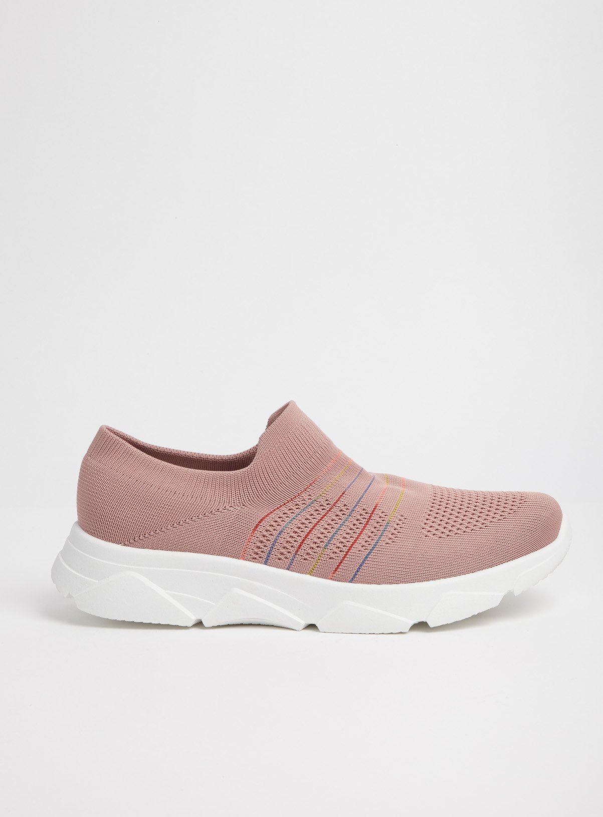 Pink Knitted Slip On Trainers Review