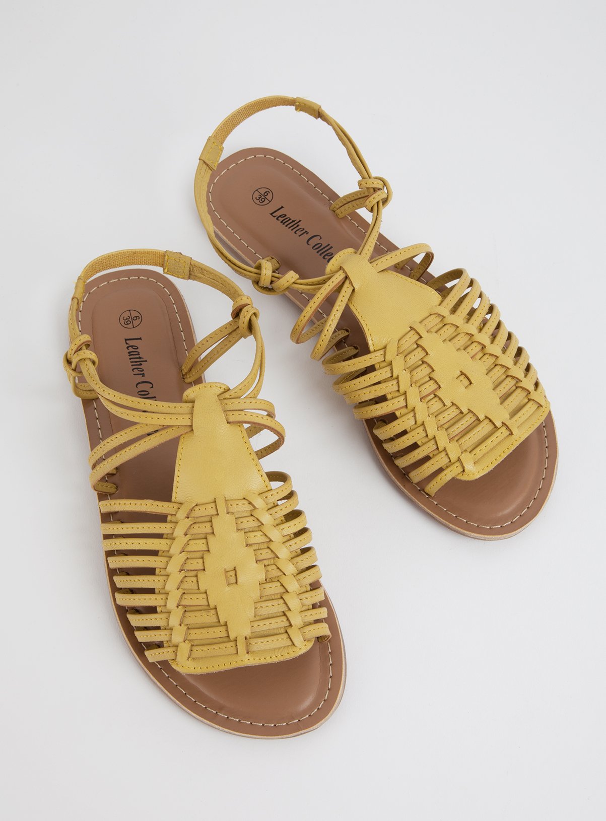 tu yellow sandals