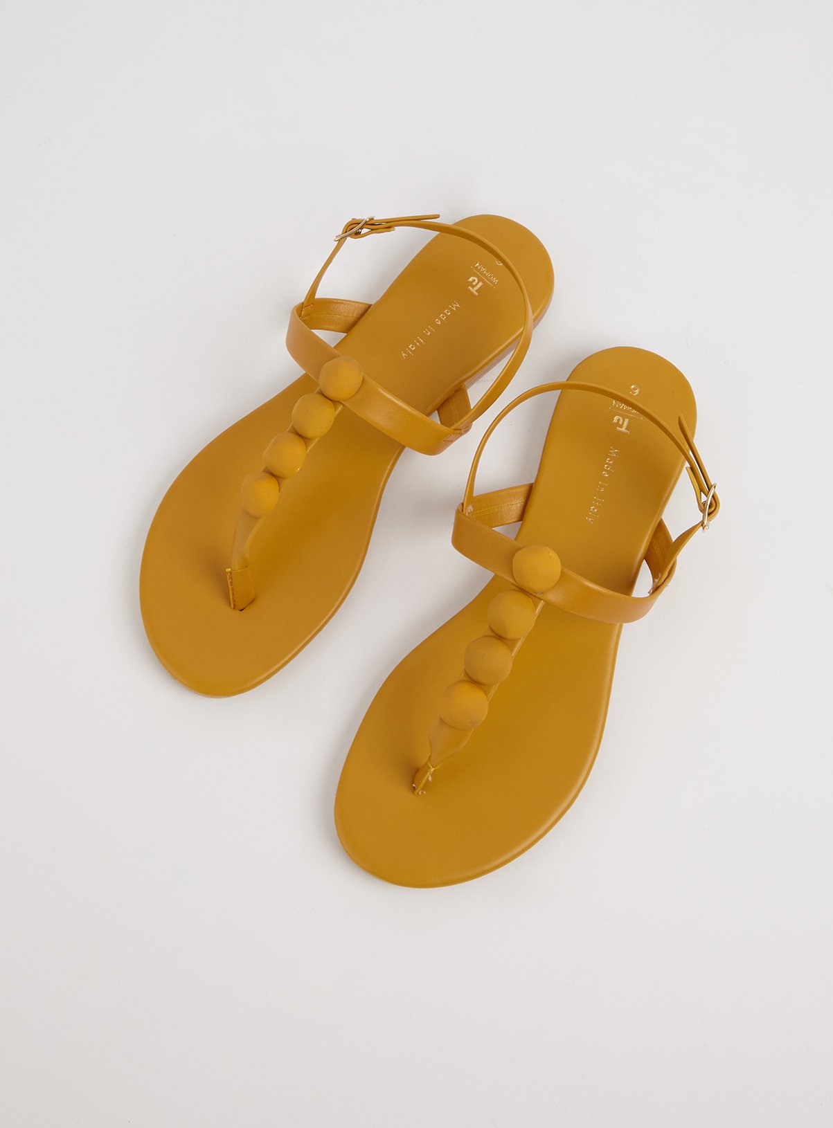 Mustard Pebble Toe Post Sandal Review