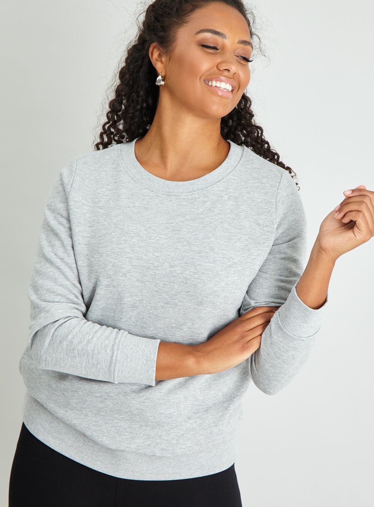 Grey Longline Sweatshirt Review