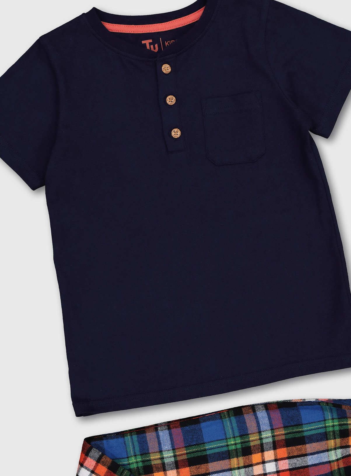 Navy & Check Print Pyjamas Review