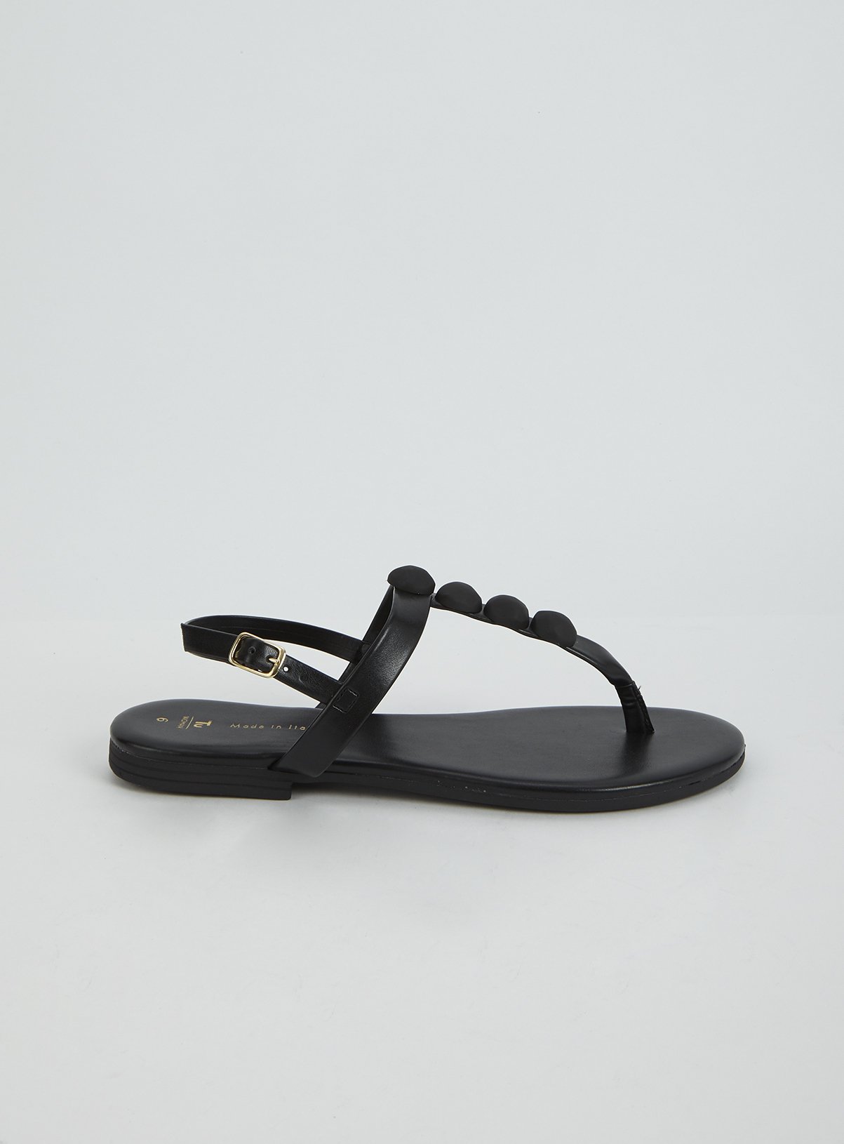 Black Pebble Toe Post Sandal Review