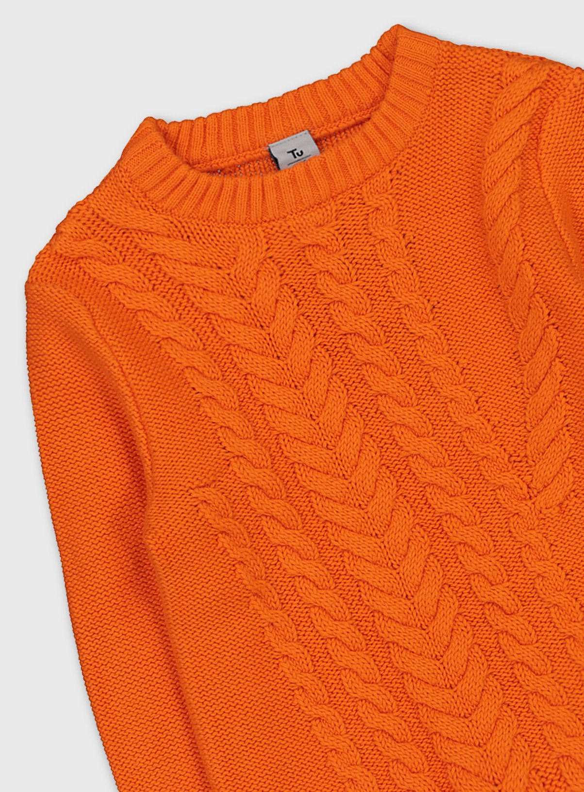 Graduate Fashion Week Orange Cable Knit Jumper Review