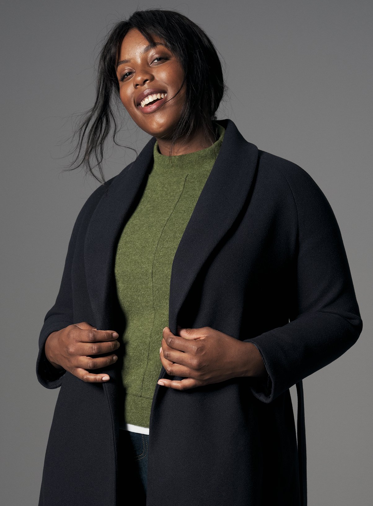 Green Soft Touch Panelled High Neck Sweatshirt Review