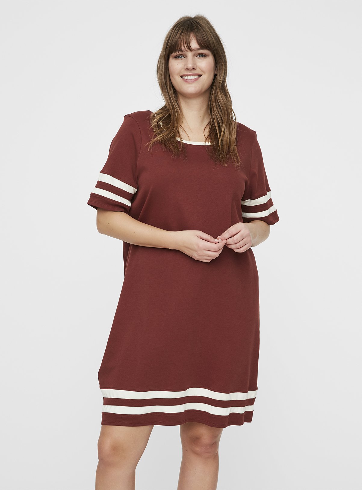 Burgundy Sport Sleeve Dress Review