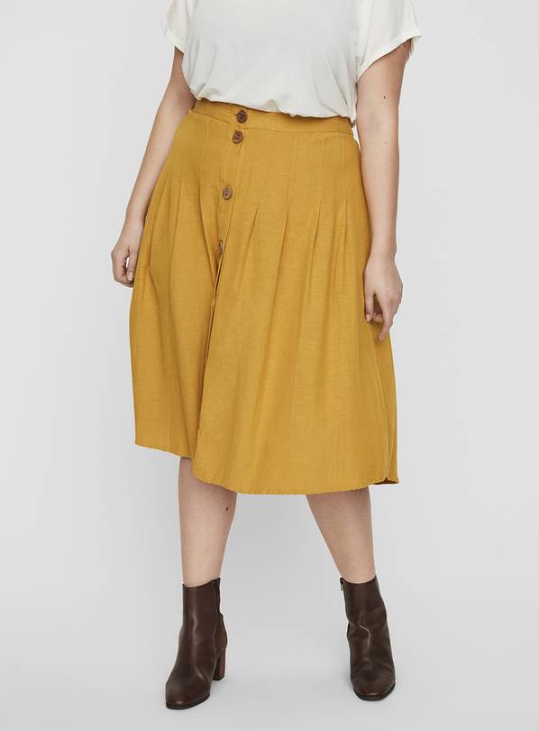 Yellow Midi Skirt - 16