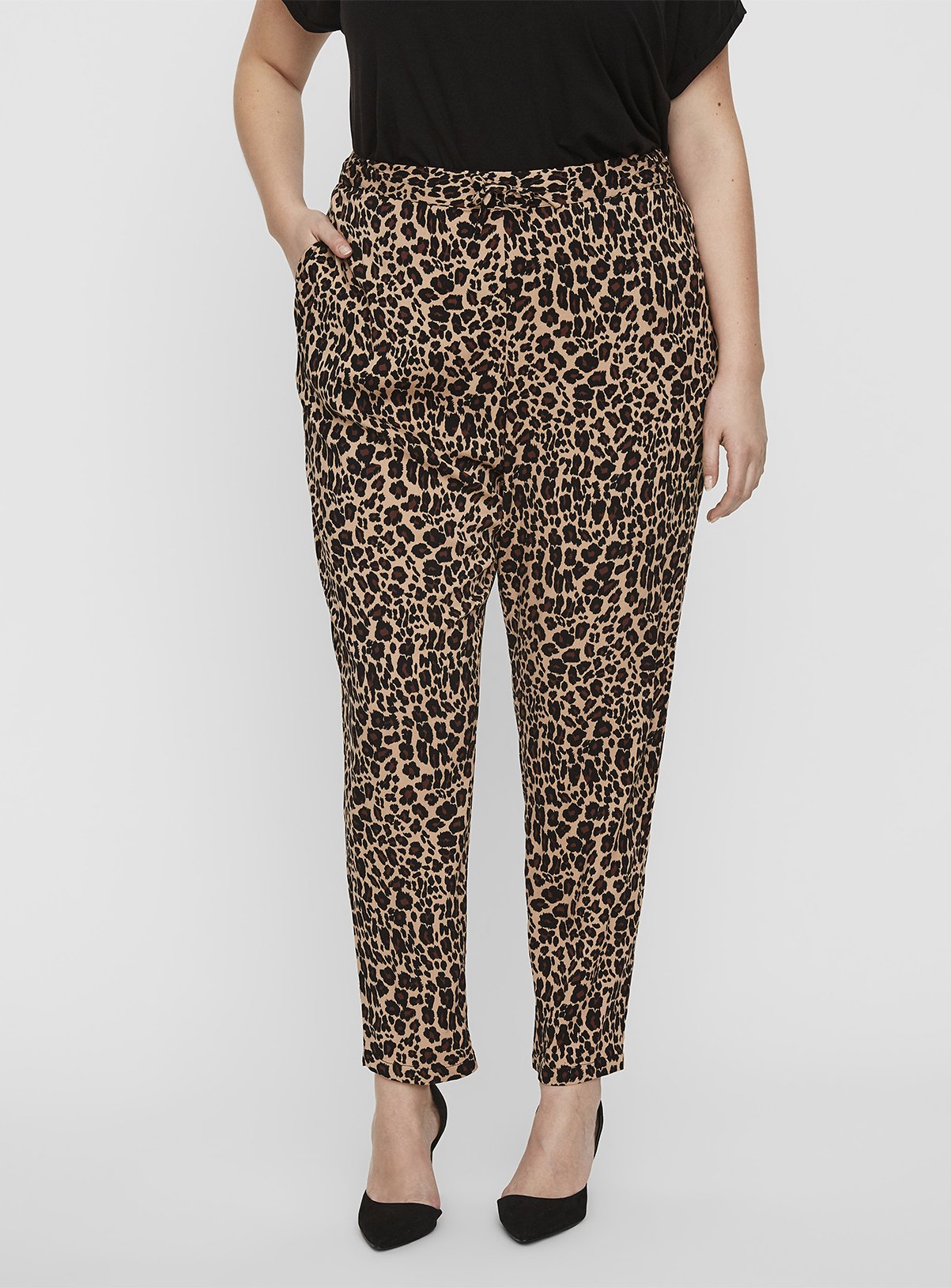 JUNAROSE Leopard Print Trousers Review