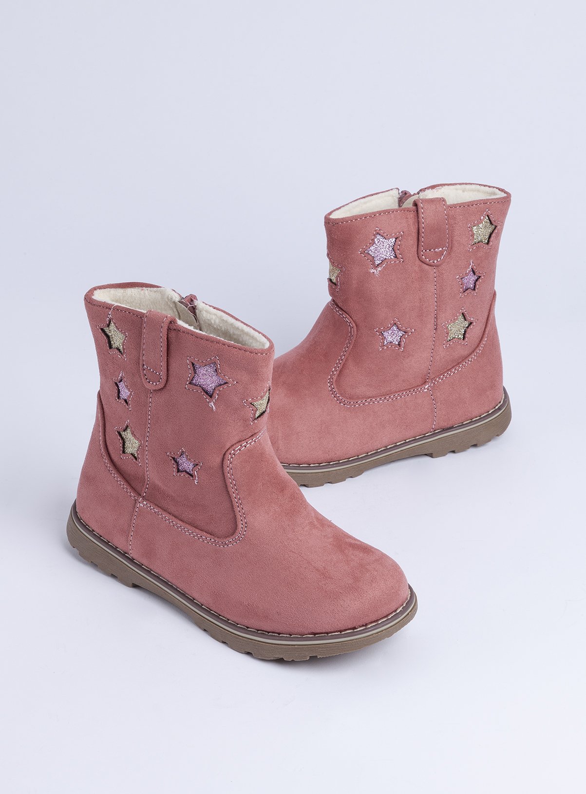 infant fur lined boots