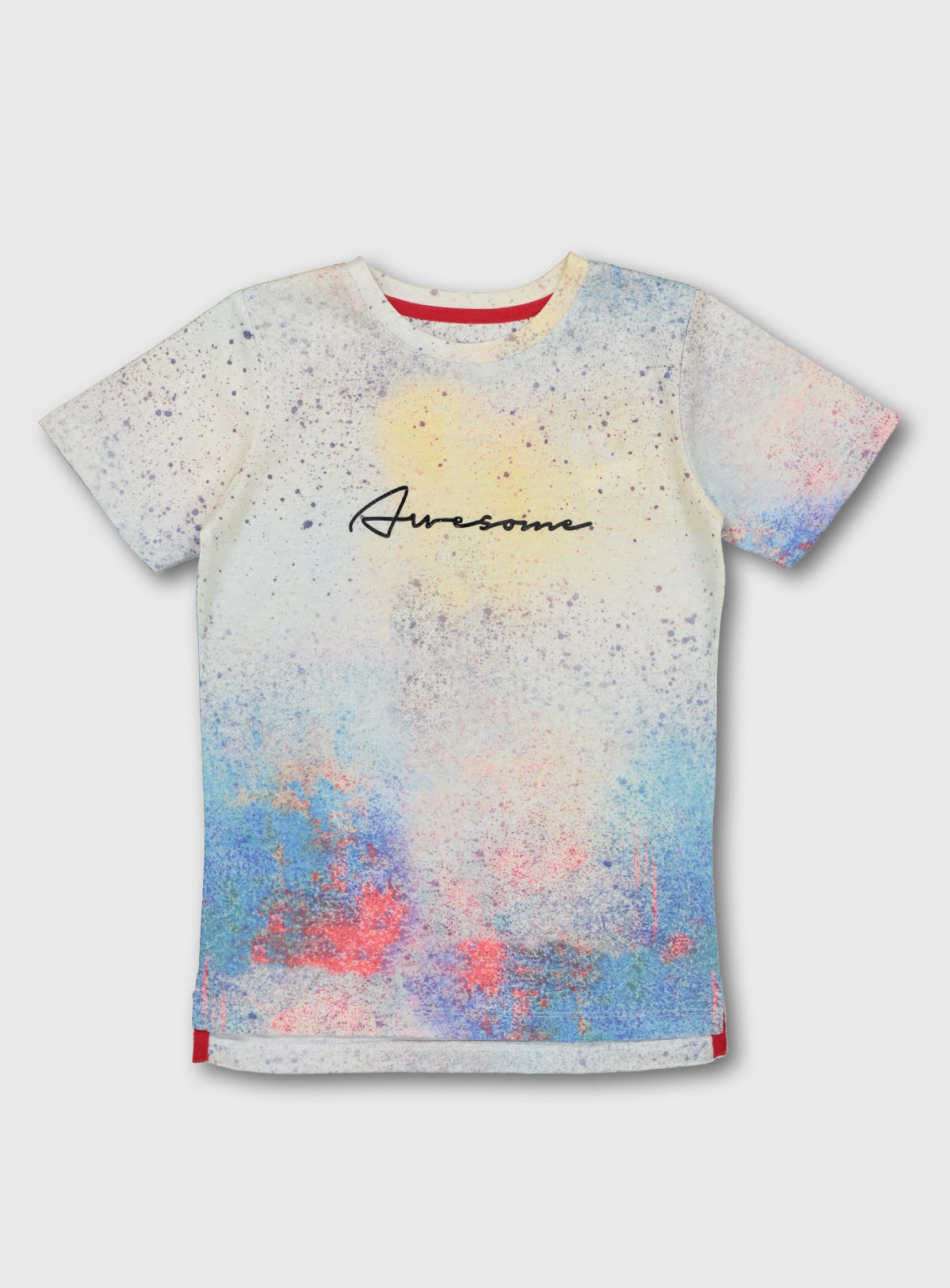 Splatter Print 'Awesome' T-Shirt Review