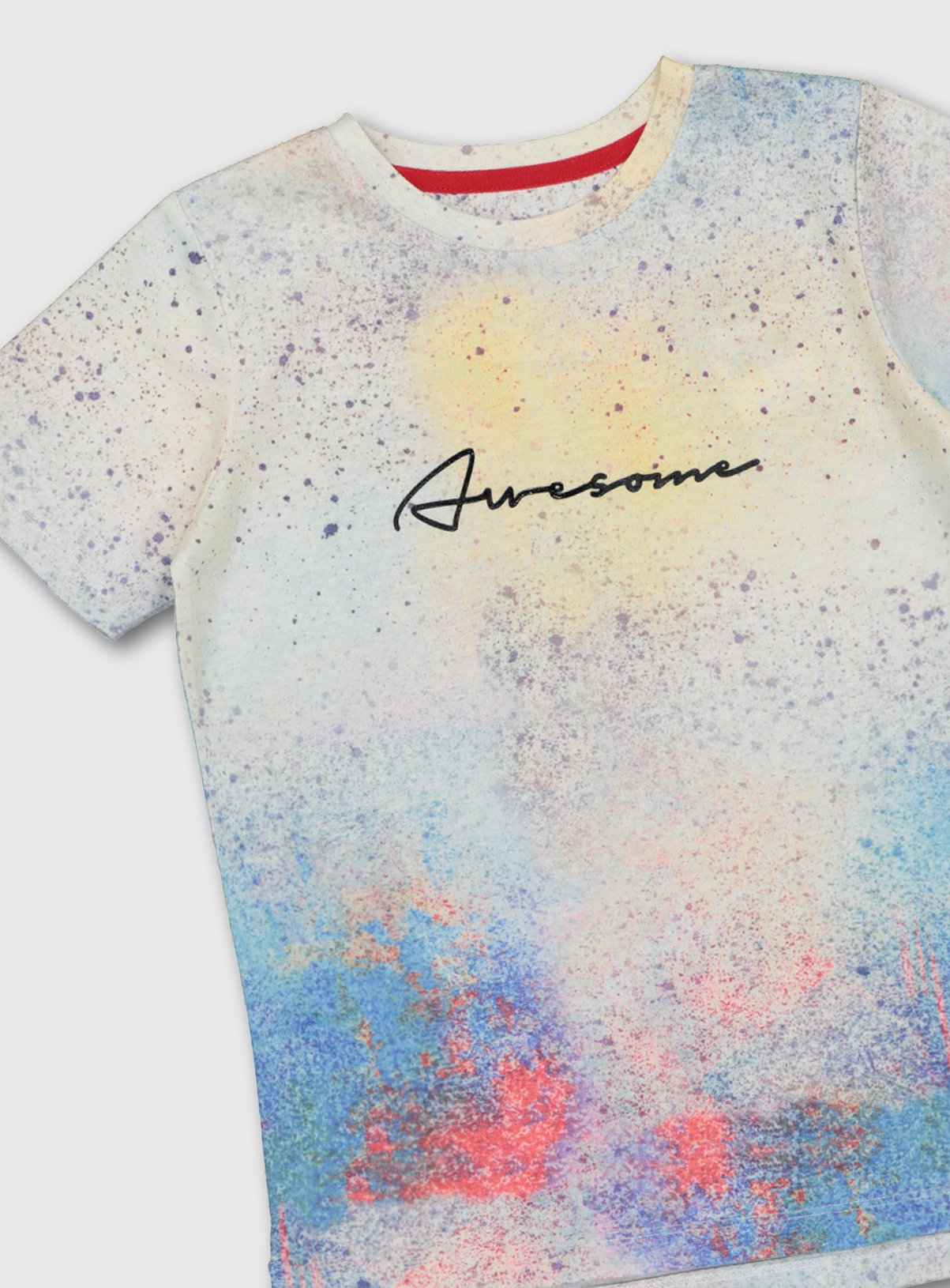 Splatter Print 'Awesome' T-Shirt Review