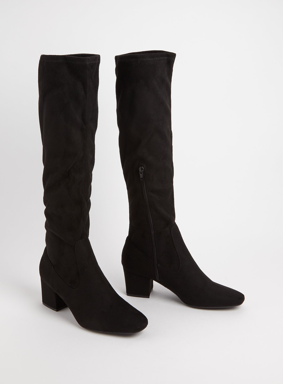 Black Knee High Stretch Boots Review