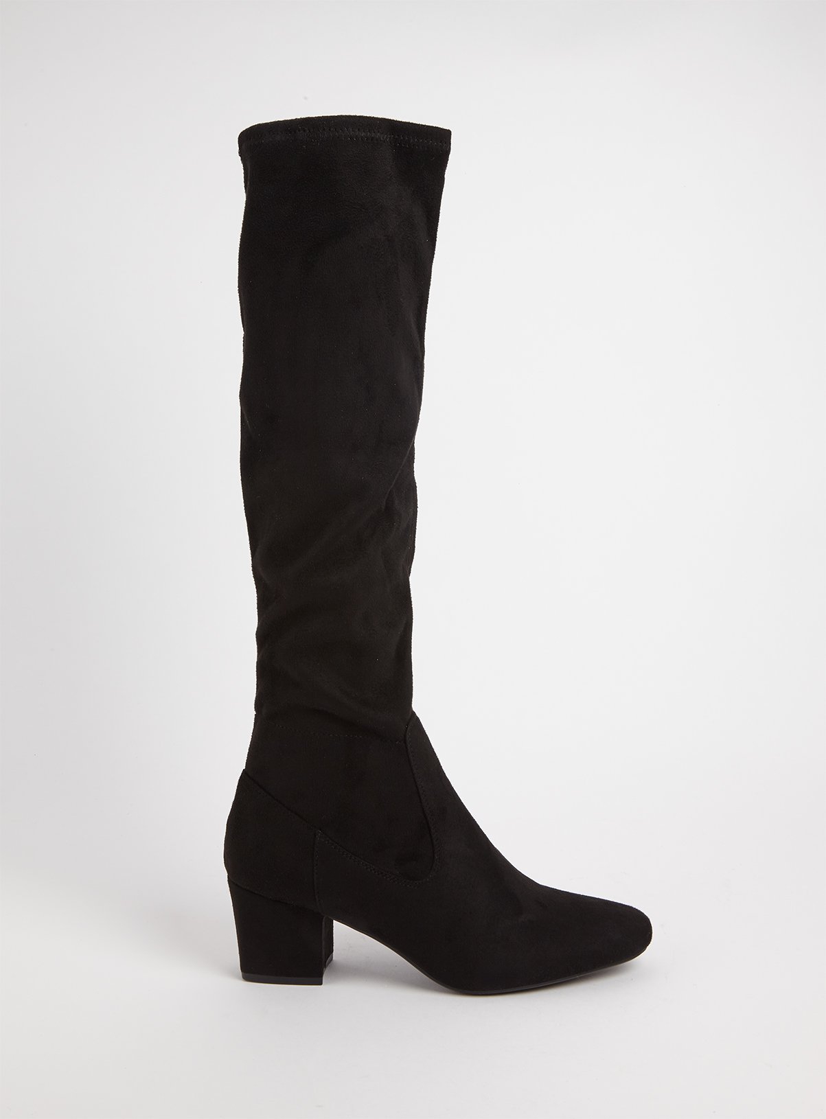 Black Knee High Stretch Boots Review